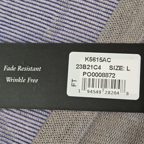 NWT Misook Knit Long Cardigan Sz Large Camouflage Gray Purple Quiet Luxury Pock - Picture 8 of 10